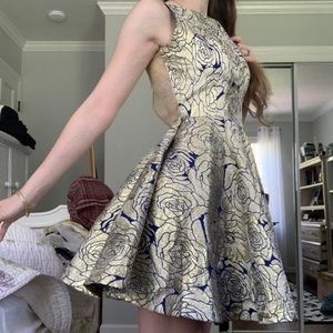 Gorgeous custom made poofy prom dress
